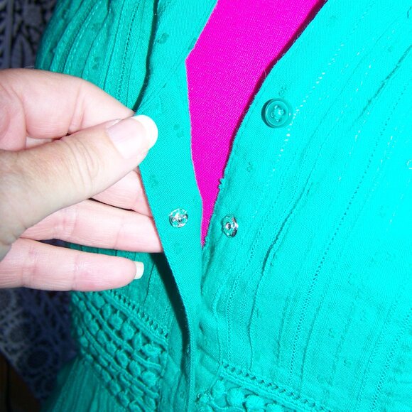 Maeve Anthropologie Sleeveless Button Down Dress Sz 4 - Picture 7 of 13